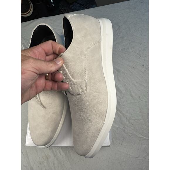 Calvin Klein Yuzo Sneakers Mens 11.5 Cream Leather Casual Lace Up New main image 5